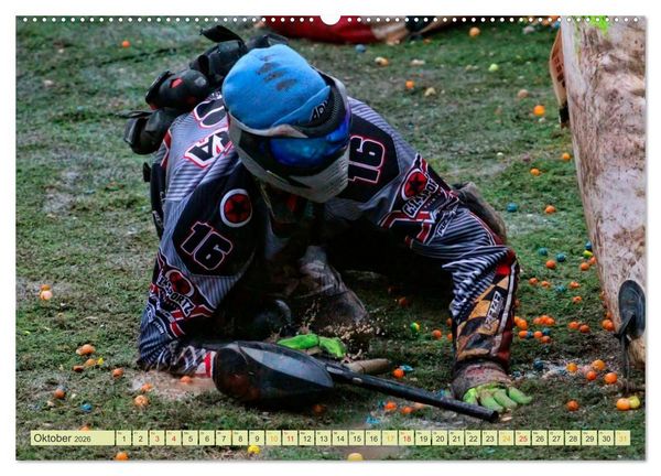 Produktbild: Paintball - so cool (Wandkalender 2026 DIN A2 quer), CALVENDO Monatskalender