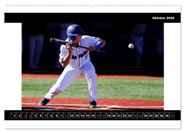 Produktbild: Kultsport Baseball (Wandkalender 2026 DIN A2 quer), CALVENDO Monatskalender