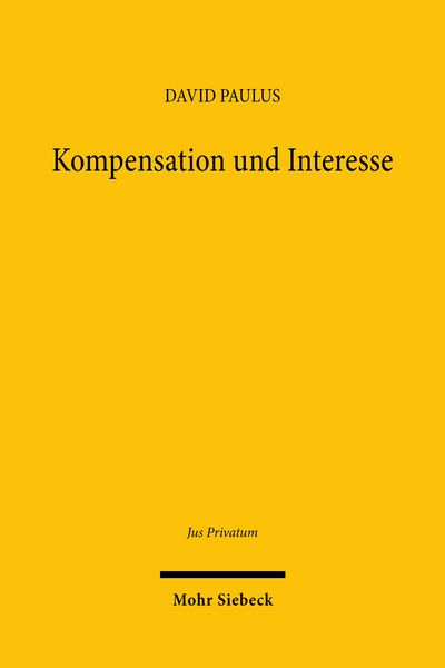 Produktbild: Kompensation und Interesse