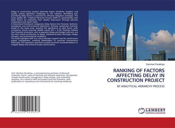 Produktbild: Ranking Of Factors Affecting Delay in Construction Project