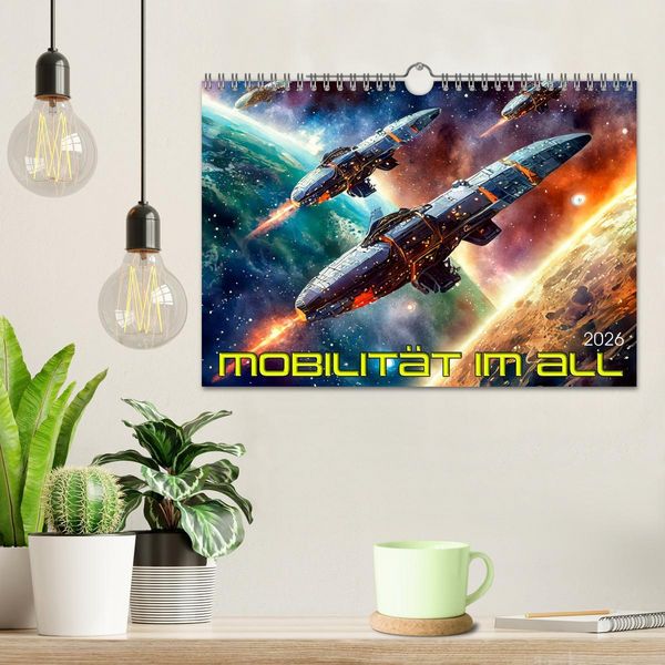 Produktbild: Mobilit&auml;t im All (Wandkalender 2026 DIN A4 quer), CALVENDO Monatskalender