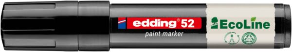 Produktbild: Edding 52 EcoLine 4-52-001 Lackmarker Schwarz 4 mm, 15mm