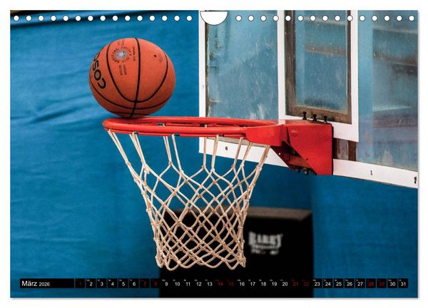 Produktbild: Basketball Action (Wandkalender 2026 DIN A4 quer), CALVENDO Monatskalender
