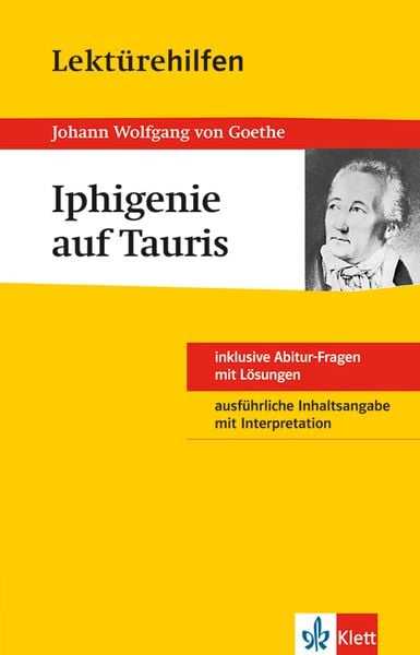 Produktbild: Lekt&uuml;rehilfen. Iphigenie auf Tauris