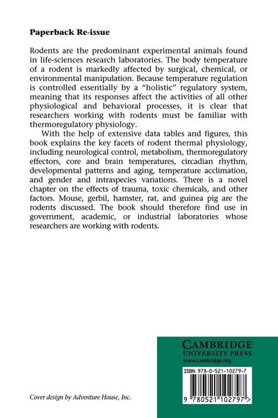 Produktbild: Temperature Regulation in Laboratory Rodents