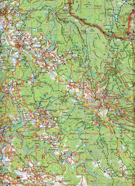 Produktbild: Rund um den Arber / B&ouml;hmerwald 1 : 50 000. Fritsch Wanderkarte