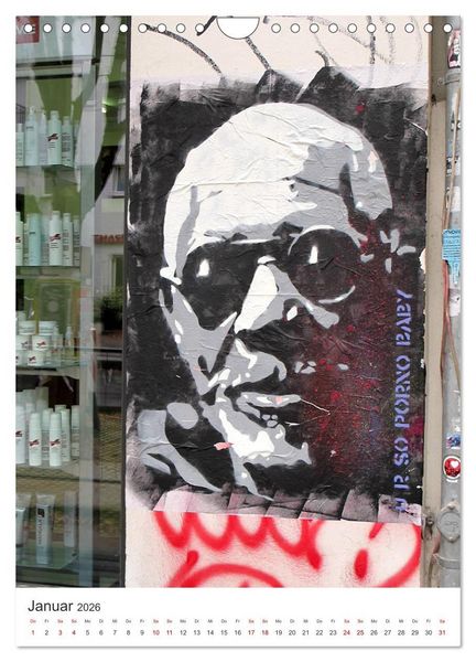 Produktbild: StreetArt Berlin (Wandkalender 2026 DIN A4 hoch), CALVENDO Monatskalender