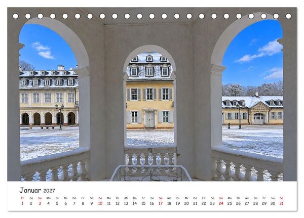 Produktbild: Hanau Kurpark und Kesselstadt (Tischkalender 2027 DIN A5 quer), CALVENDO Monatskalender