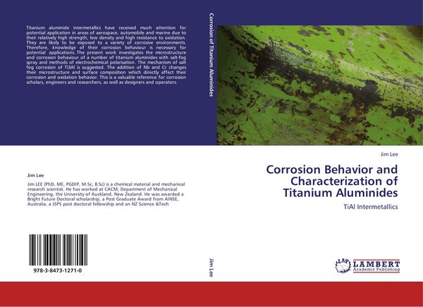 Produktbild: Corrosion Behavior and Characterization of Titanium Aluminides