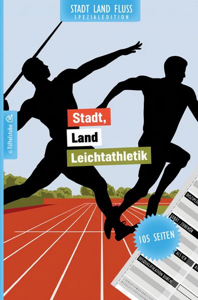 Produktbild: Stadt, Land, Leichtathletik - 105 Seiten - Stadt-Land-Fluss-Spezialedition f&uuml;r L&auml;ufer, Sprinter, Zehnk&auml;mpfer