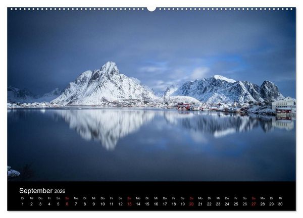 Produktbild: Lofoten Impressionen von Armin Fuchs (hochwertiger Premium Wandkalender 2026 DIN A2 quer), Kunstdruck in Hochglanz