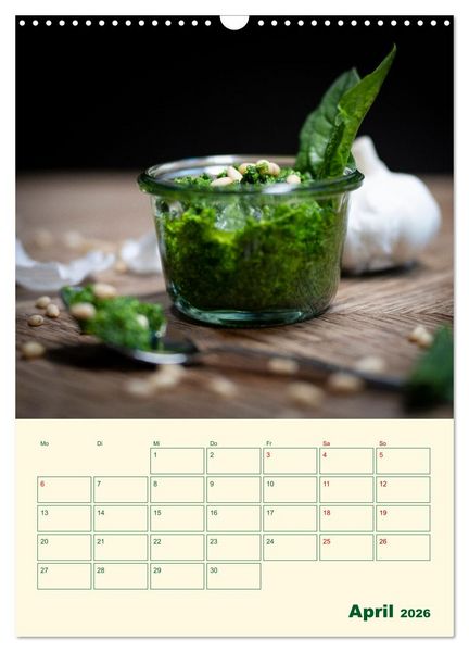 Produktbild: Vegetarische Vier Jahreszeiten (Wandkalender 2026 DIN A3 hoch), CALVENDO Monatskalender