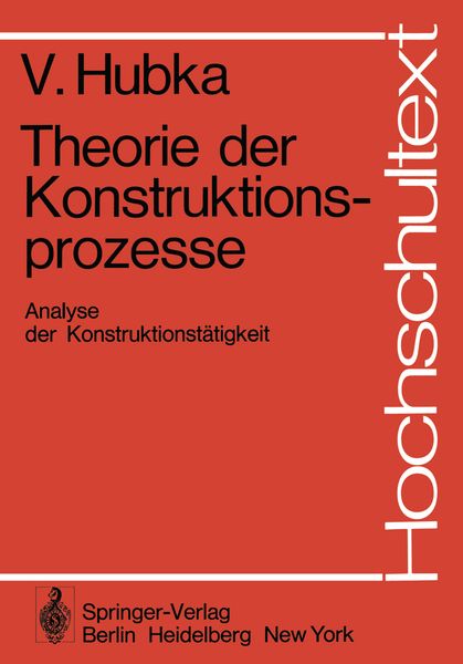 Produktbild: Theorie der Konstruktionsprozesse