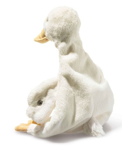 Produktbild: Steiff 242861 - Gans Gilda Schmusetuch, Pl&uuml;sch, 28 cm