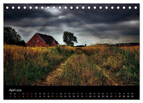 Produktbild: Die Farben des Niederrheins (Tischkalender 2026 DIN A5 quer), CALVENDO Monatskalender