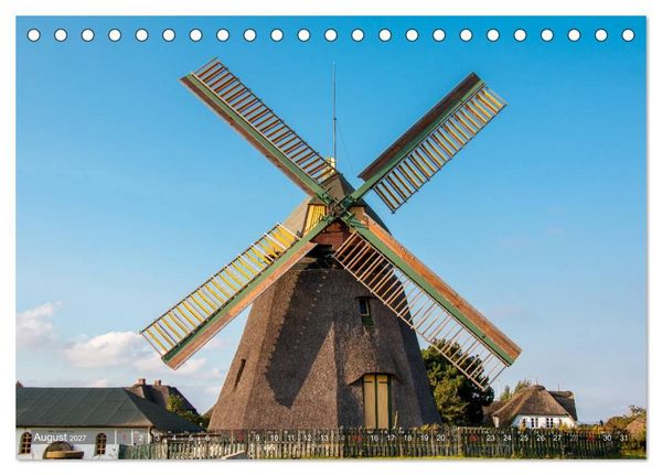 Produktbild: Amrum Insel am Wattenmeer (Tischkalender 2027 DIN A5 quer), CALVENDO Monatskalender