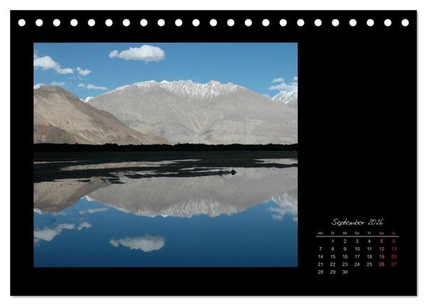 Produktbild: Ladakh, Berge und Spruchweisheiten (Tischkalender 2026 DIN A5 quer), CALVENDO Monatskalender