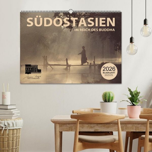 Produktbild: S&Uuml;DOSTASIEN Im Reich des Buddha (Wandkalender 2026 DIN A2 quer), CALVENDO Monatskalender