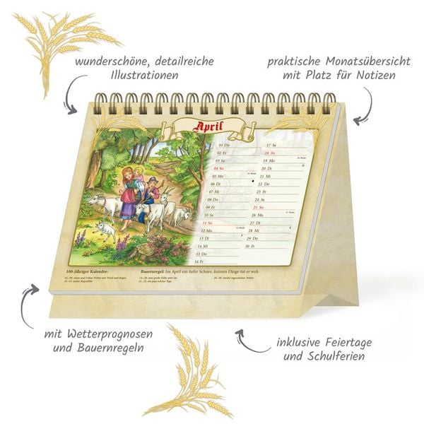 Produktbild: TR&Ouml;TSCH - Aufstellkalender Der 100-j&auml;hrige Kalender 2027