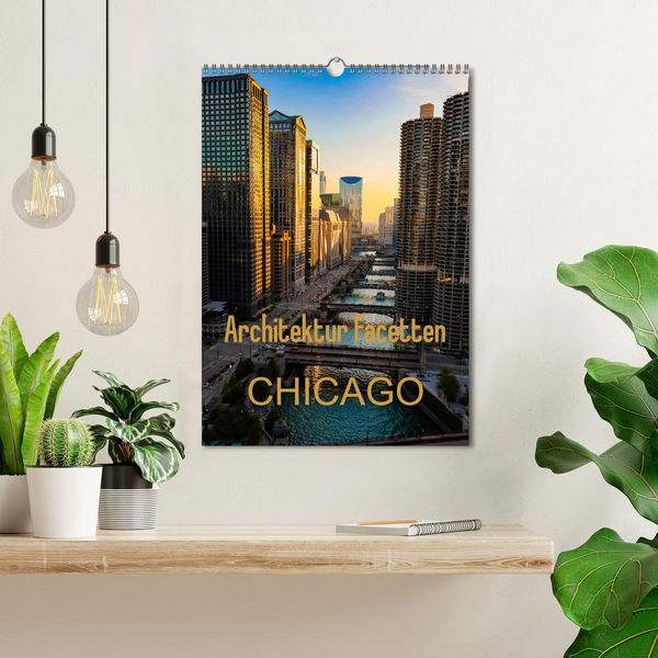 Produktbild: Architektur Facetten Chicago 2026 (Wandkalender 2026 DIN A3 hoch), CALVENDO Monatskalender