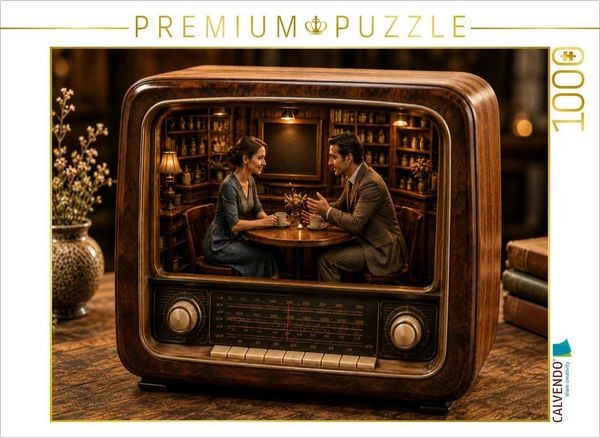 CALVENDO Puzzle Gesprache auf alter Wellenlange | 1000 Teile Lege-Größe 64x48cm Foto-Puzzle für glückliche Stunden