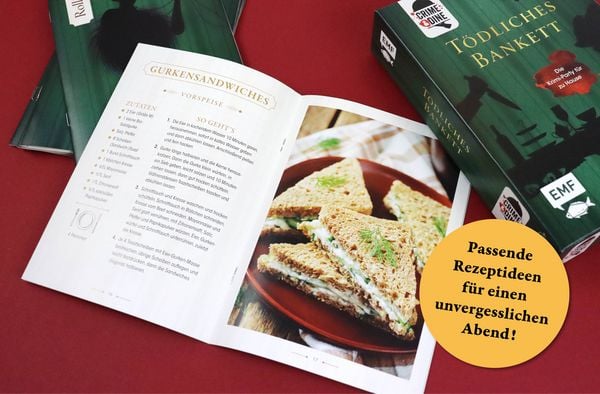 Produktbild: Crime & Dine &ndash; Das Krimi-Dinner-Set: T&ouml;dliches Bankett