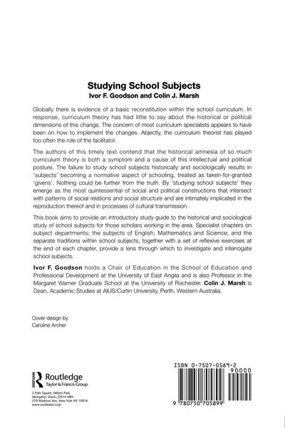 Produktbild: Studying School Subjects