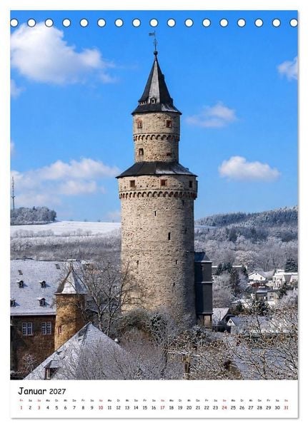 Produktbild: Idstein &ndash; eine Fachwerkidylle (Tischkalender 2027 DIN A5 hoch), CALVENDO Monatskalender
