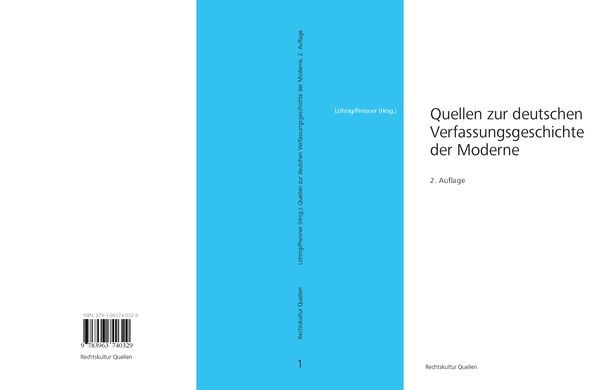 Produktbild: Quellen zur deutschen Verfassungsgeschichte der Moderne