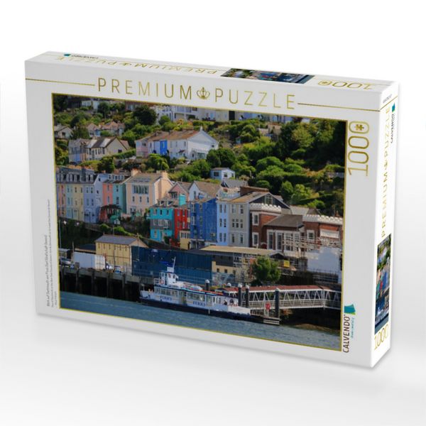 Produktbild: CALVENDO Puzzle Blick auf Dartmouth am Fluss Dart (Grafschaft Devon) | 1000 Teile Lege-Gr&ouml;&szlig;e 64x48cm Foto-Puzzle f&uuml;r gl&uuml;ckliche Stunden