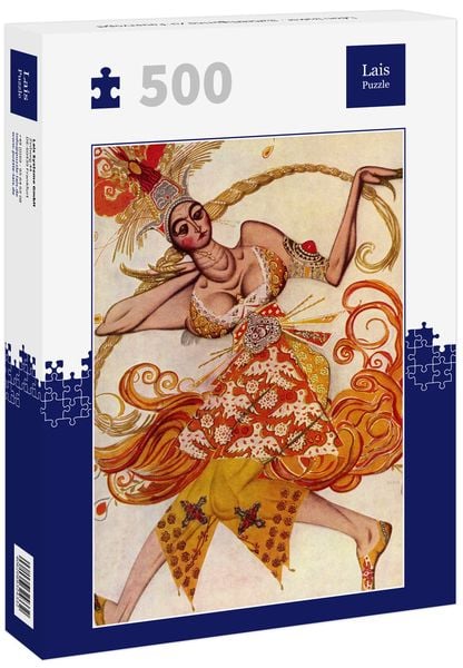 Lais Puzzle Léon Bakst - Ballettfigurine zu: Feuervogel 500 Teile