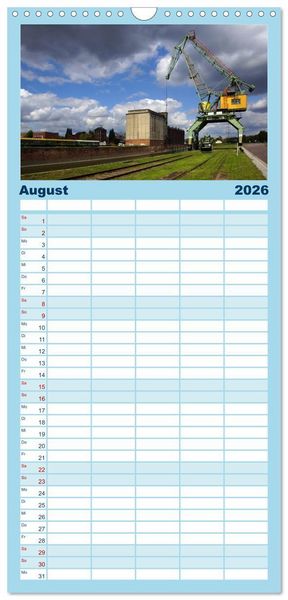 Produktbild: Familienplaner 2026 - Landeshauptstadt Magdeburg mit 5 Spalten (Wandkalender, 21 x 45 cm) CALVENDO