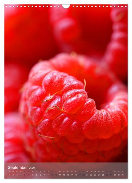 Produktbild: Blaubeeren, Himbeeren & Co - Makrofotografie in der K&uuml;che (Wandkalender 2026 DIN A3 hoch), CALVENDO Monatskalender
