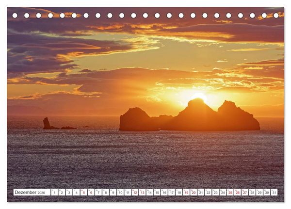 Produktbild: Die Farben Islands (Tischkalender 2026 DIN A5 quer), CALVENDO Monatskalender