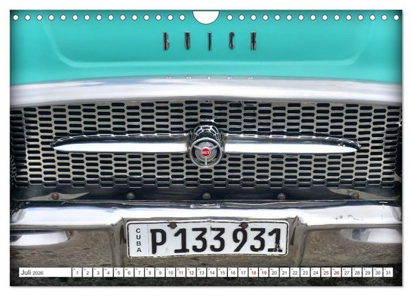 Produktbild: Traum in T&uuml;rkis - Buick Super 50 (Wandkalender 2026 DIN A4 quer), CALVENDO Monatskalender