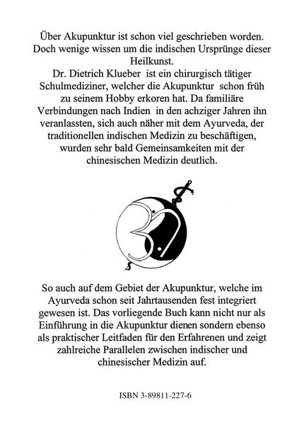 Produktbild: Akupunktur und Ihre indischen Wurzeln