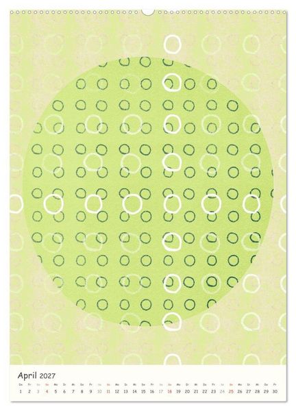 Produktbild: Punkt Punkt Punkt (Wandkalender 2027 DIN A2 hoch), CALVENDO Monatskalender