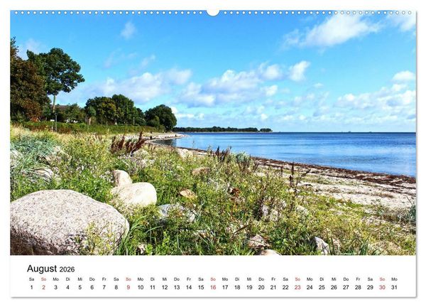 Produktbild: Strande und B&uuml;lk 2026 (hochwertiger Premium Wandkalender 2026 DIN A2 quer), Kunstdruck in Hochglanz