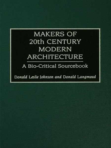 Produktbild: Makers of 20th-Century Modern Architecture