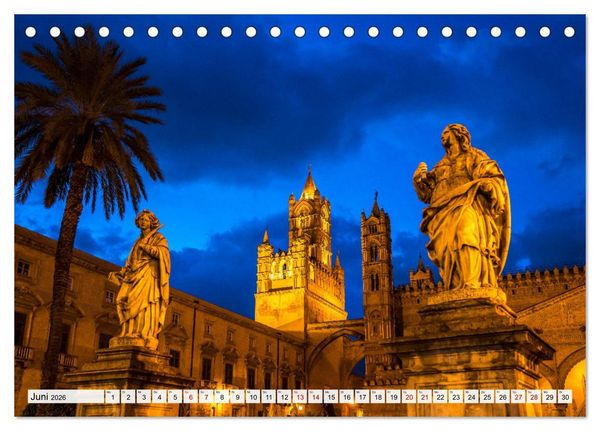 Produktbild: Sizilien - Palermo (Tischkalender 2026 DIN A5 quer), CALVENDO Monatskalender