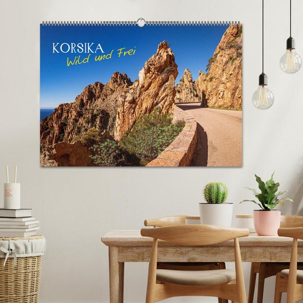 Produktbild: Korsika Wild und Frei (Wandkalender 2026 DIN A2 quer), CALVENDO Monatskalender