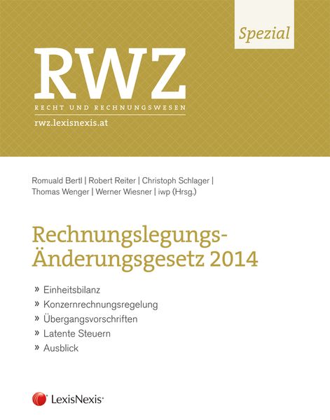 Produktbild: RWZ Spezial: Rechnungslegungs-&Auml;nderungsgesetz 2014