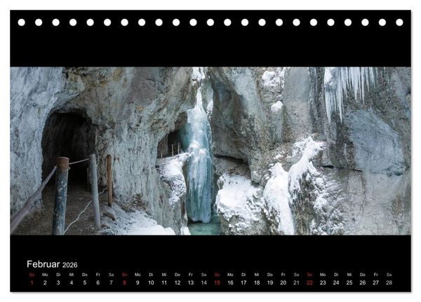 Produktbild: Alpenrand zwischen Isar und Lech (Tischkalender 2026 DIN A5 quer), CALVENDO Monatskalender