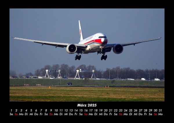 Produktbild: Flugzeuge 2025 Fotokalender DIN A3