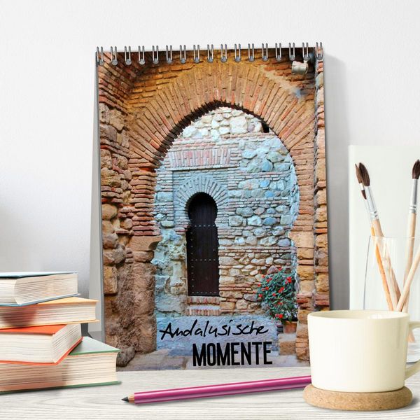 Produktbild: Andalusische Momente (Tischkalender 2026 DIN A5 hoch), CALVENDO Monatskalender