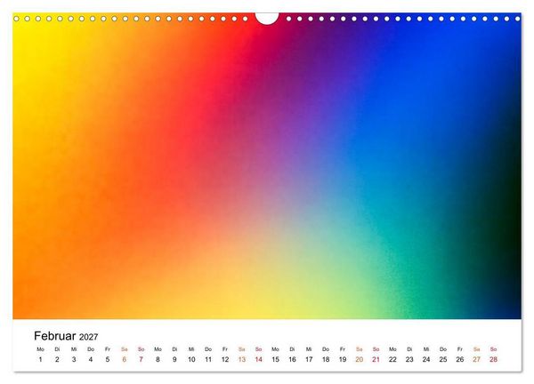 Produktbild: Spektrale Formwelten (Wandkalender 2027 DIN A3 quer), CALVENDO Monatskalender