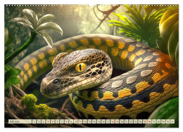 Produktbild: Im Paradies der Tiere (hochwertiger Premium Wandkalender 2026 DIN A2 quer), Kunstdruck in Hochglanz