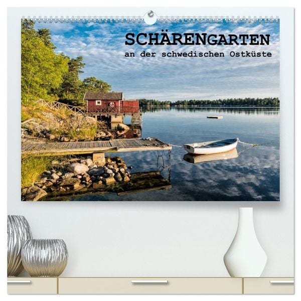 Schärengarten an der schwedischen Ostküste (hochwertiger Premium Wandkalender 2025 DIN A2 quer), Kunstdruck in Hochglanz