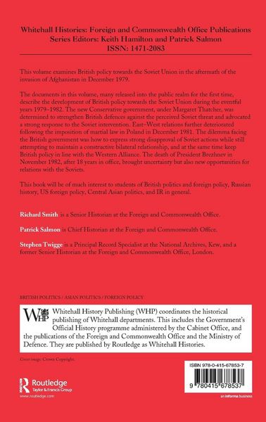 Produktbild: The Invasion of Afghanistan and UK-Soviet Relations, 1979-1982