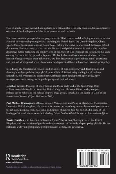 Produktbild: Comparative Elite Sport Development